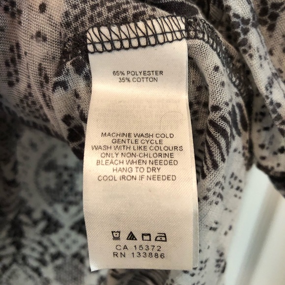 Joe fresh T-shirt black and white sheer size XL - Picture 10 of 11